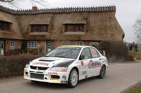 Den danske Mitsubishi kører Michael Pedersen er blandt deltagerne idet tyske ADAC Wikinger Rallye, der tæller som første afdeling af det danske rally mesterskab.